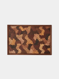 Mori Kougei - Poke Marquetry Wood Tray (14.5in/37.5cm) - Multiple - ABASK - 