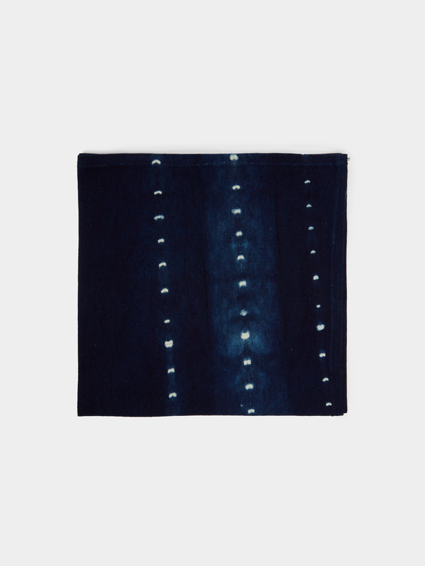 Tensira - Indigo Hand-Dyed Cotton Napkins (Set of 4) -  - ABASK - 