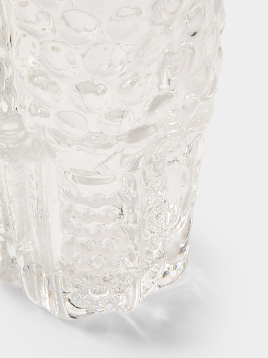 Hana Hillerová - Remix Hand-Blown Glass Vessel (9.5in/24cm) - Clear - ABASK