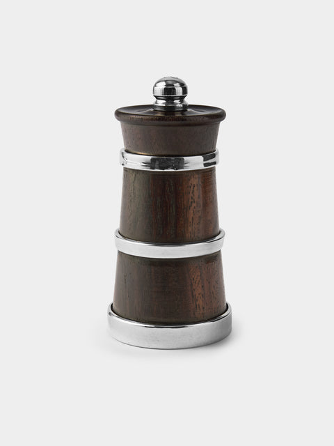 Au Bain Marie - Rosewood and Sterling Silver Pepper Mill - Brown - ABASK - 
