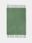 Lena Rewell - Handwoven Solid Mohair Blanket (71in/1.8m) - Green - ABASK - 
