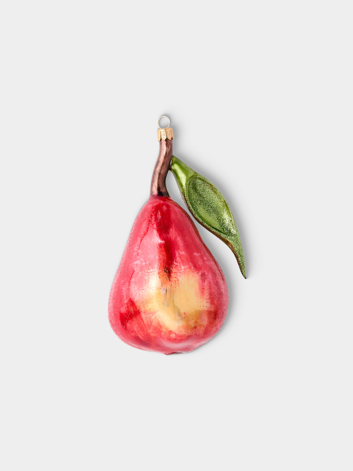 ABASK Decorations - Apples and Pears Hand-Blown Glass Baubles (Set of 6) - Multiple - ABASK