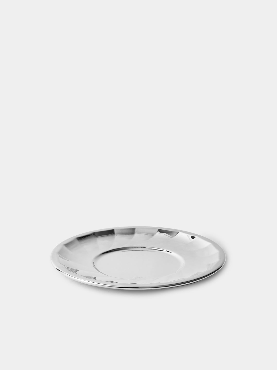 Greggio - Newport Silver-Plated Bottle Coaster - Silver - ABASK - 