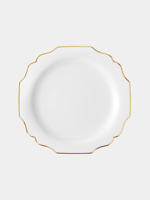 Augarten - Belvedere Hand-Painted Porcelain Dinner Plate - White - ABASK - 