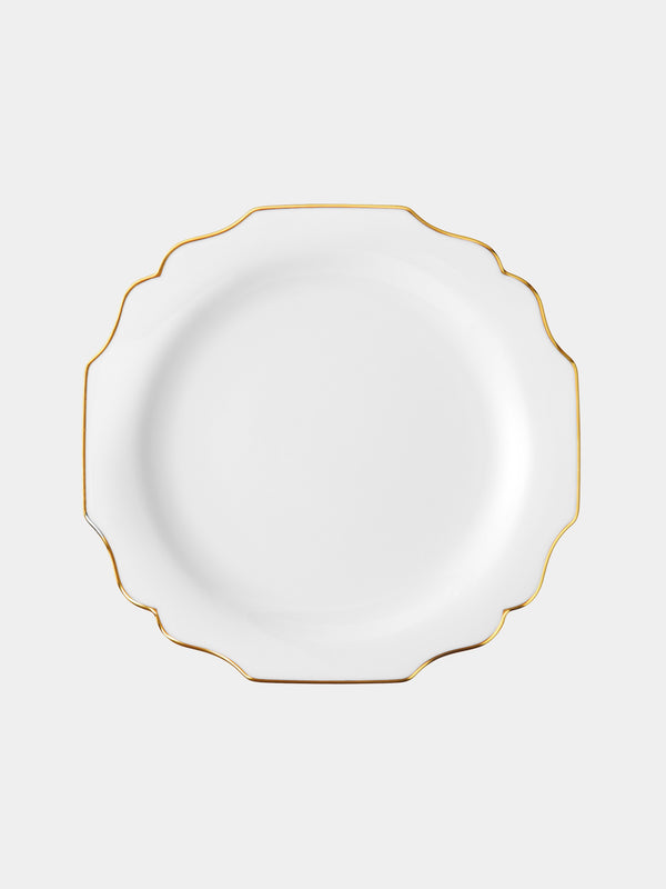 Augarten - Belvedere Hand-Painted Porcelain Dinner Plate - White - ABASK - 