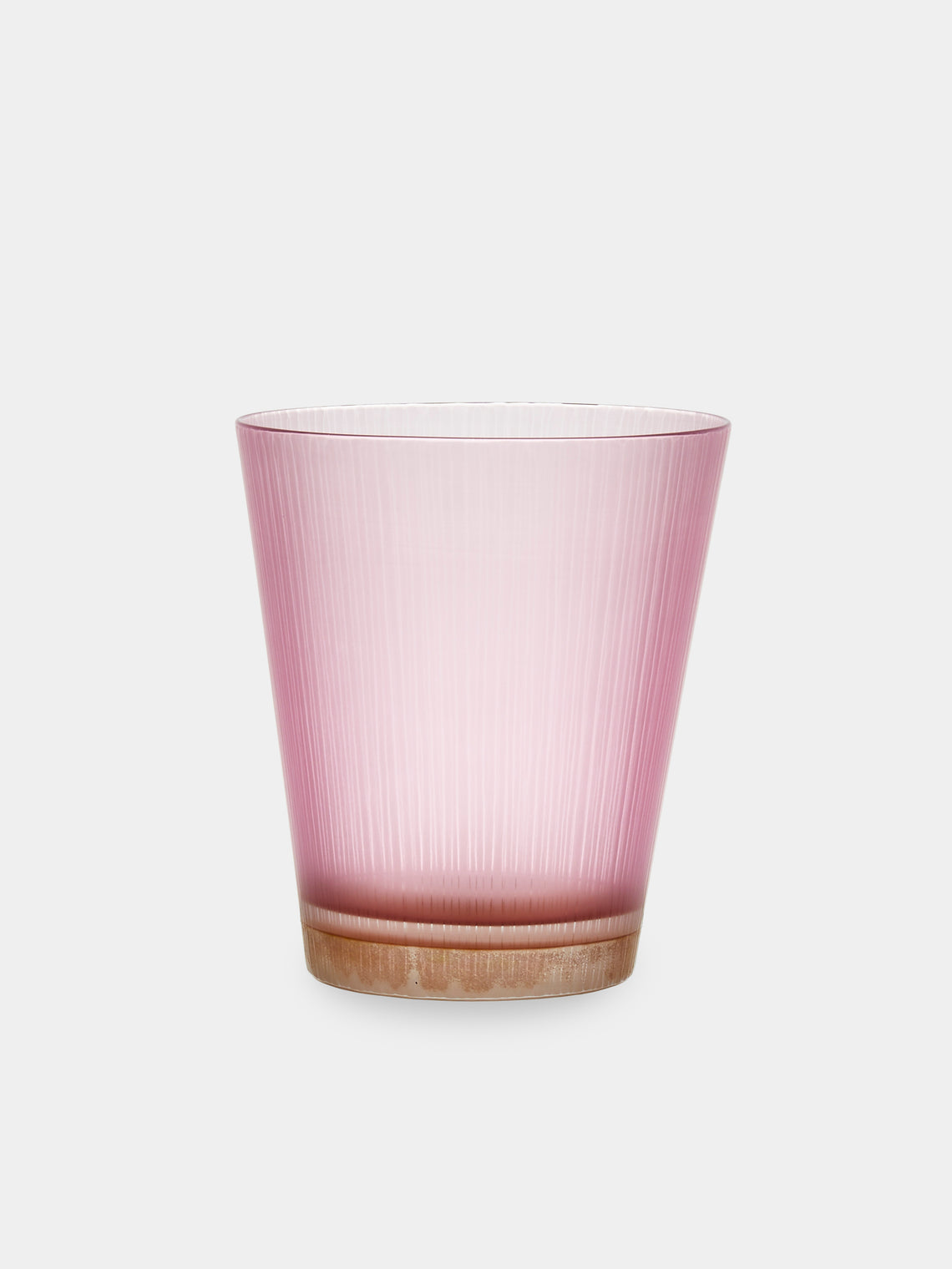 Takeyoshi Mitsui - Silence Hand-Blown Glass Tumblers (Set of 2) - Pink - ABASK - 