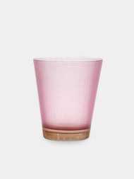 Takeyoshi Mitsui - Silence Hand-Blown Glass Tumblers (Set of 2) - Pink - ABASK - 