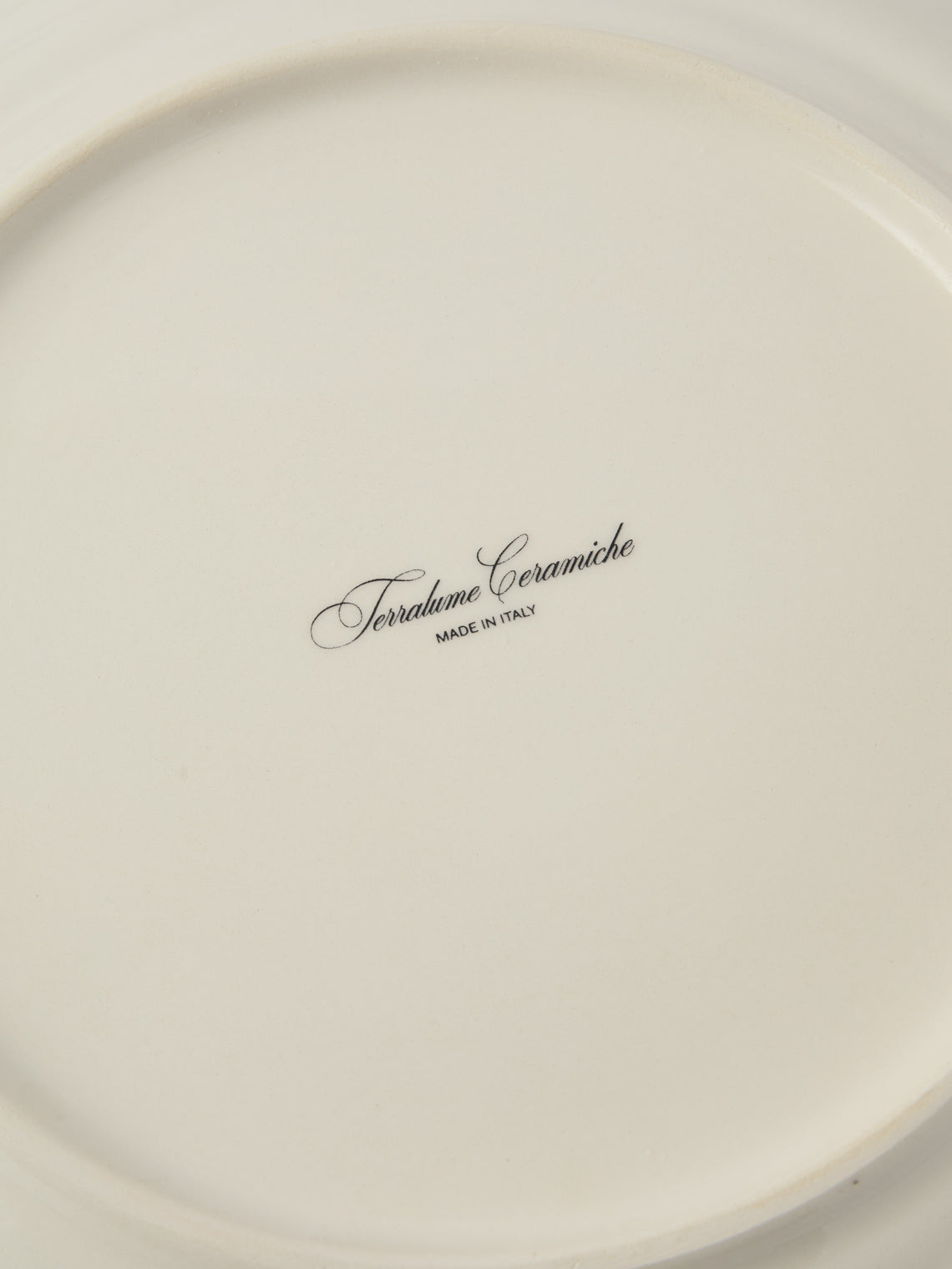 Tessalume Ceramiche - | Set of 4 | Wicker Hand-Painted Ceramic Dinner Plates - Light Green - ABASK
