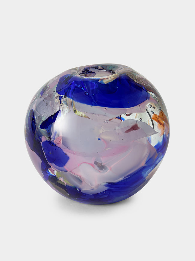 David Valner - Recovered History Hand-Blown Glass Vase (8.5in/22cm) - Multiple - ABASK - 