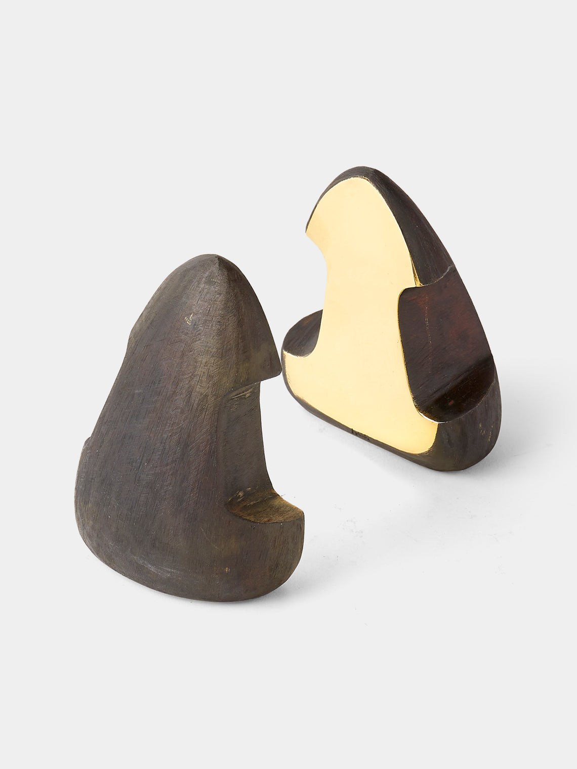 Carl Auböck - Cello Brass Bookends - Black - ABASK