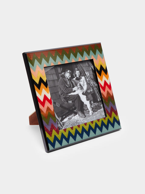 Biagio Barile - Chevron Wood Inlay Photo Frame -  - ABASK - 