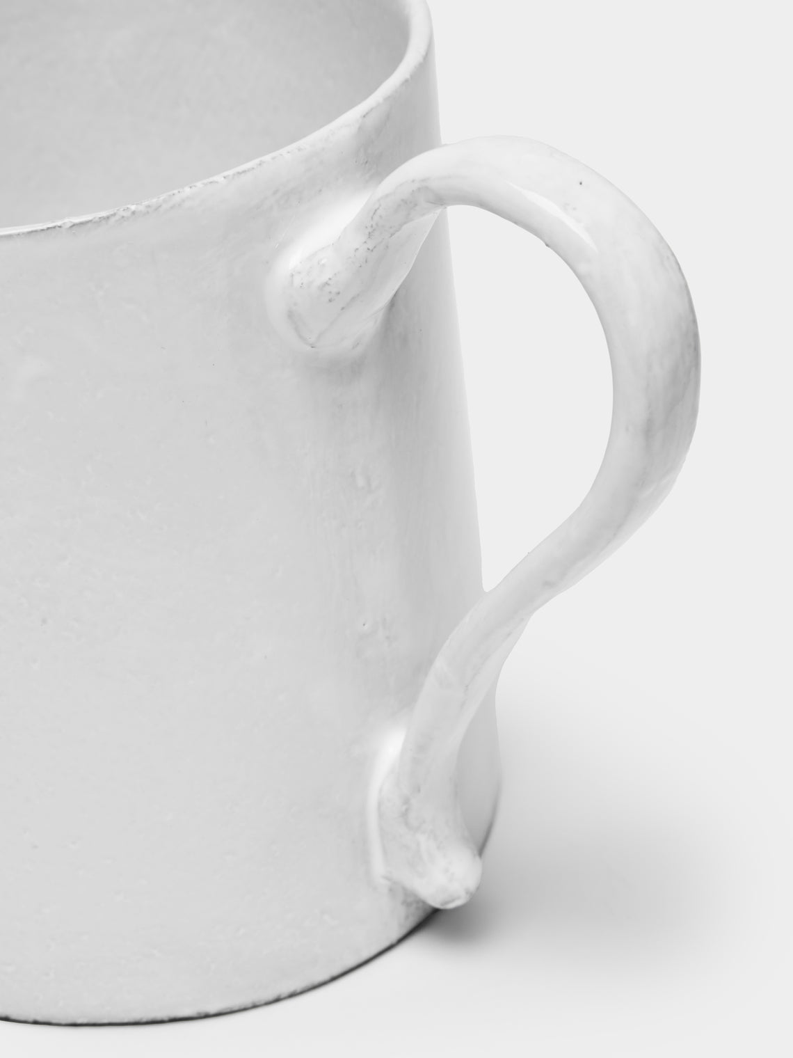 Astier de Villatte - Crying Heart Hand-Glazed Ceramic Mug (Set of 2) - White - ABASK