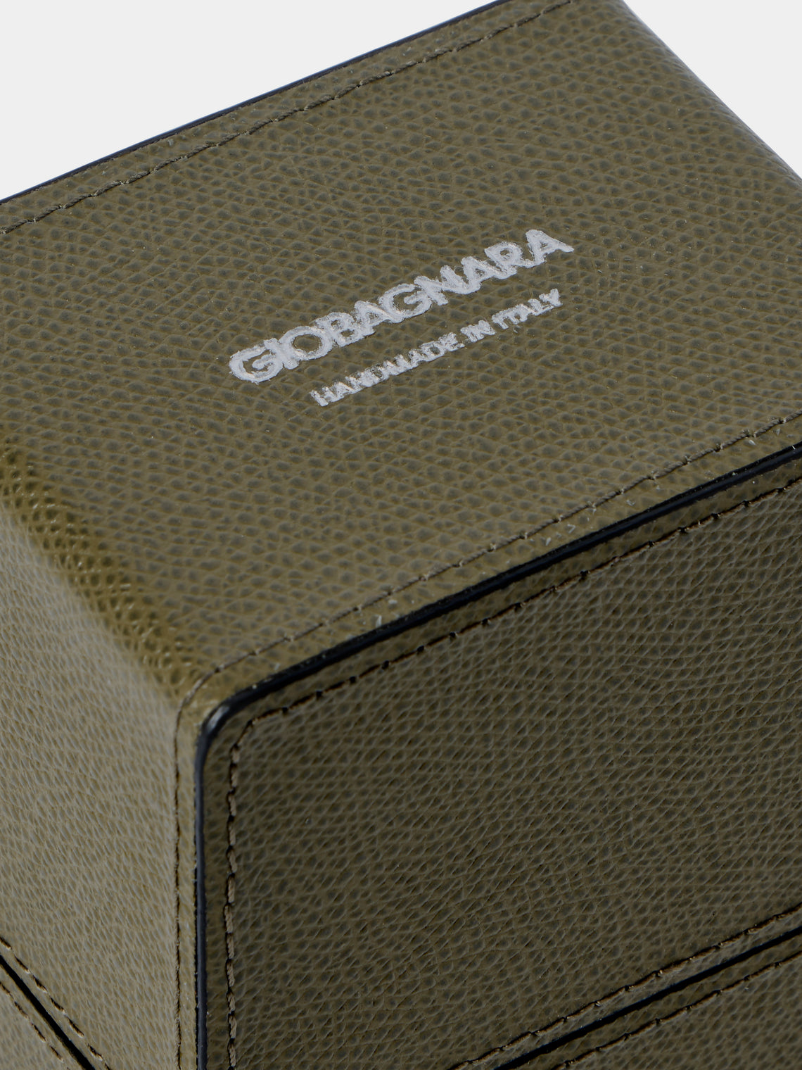 Giobagnara - Naples Leather Playing Cards Set - Green - ABASK