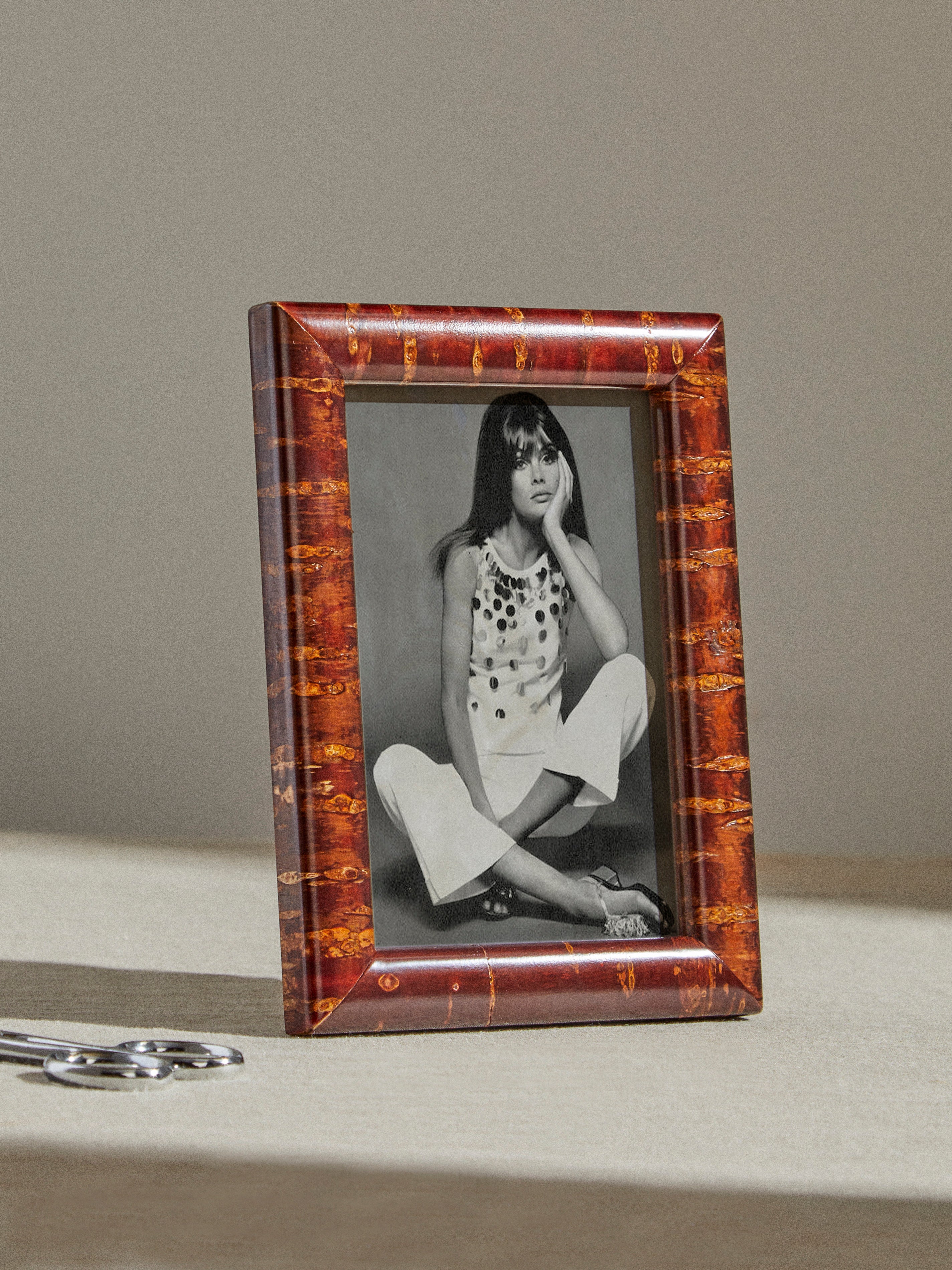 Cherry Bark Postcard Photo Frame (4x6")