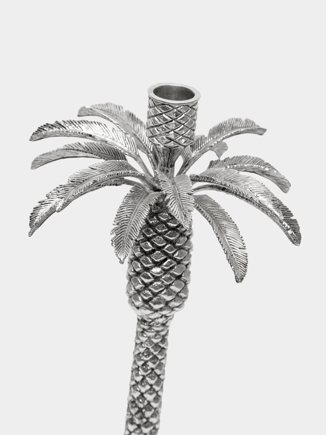 Objet Luxe - Silver-Plated and Shell Candlestick -  - ABASK