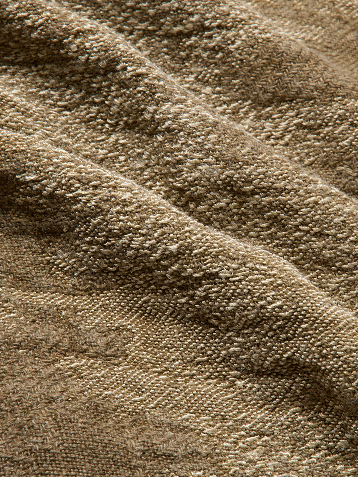 The House of Lyria - Linen-Blend Bed Blanket (110in/2.8m) - Beige - ABASK