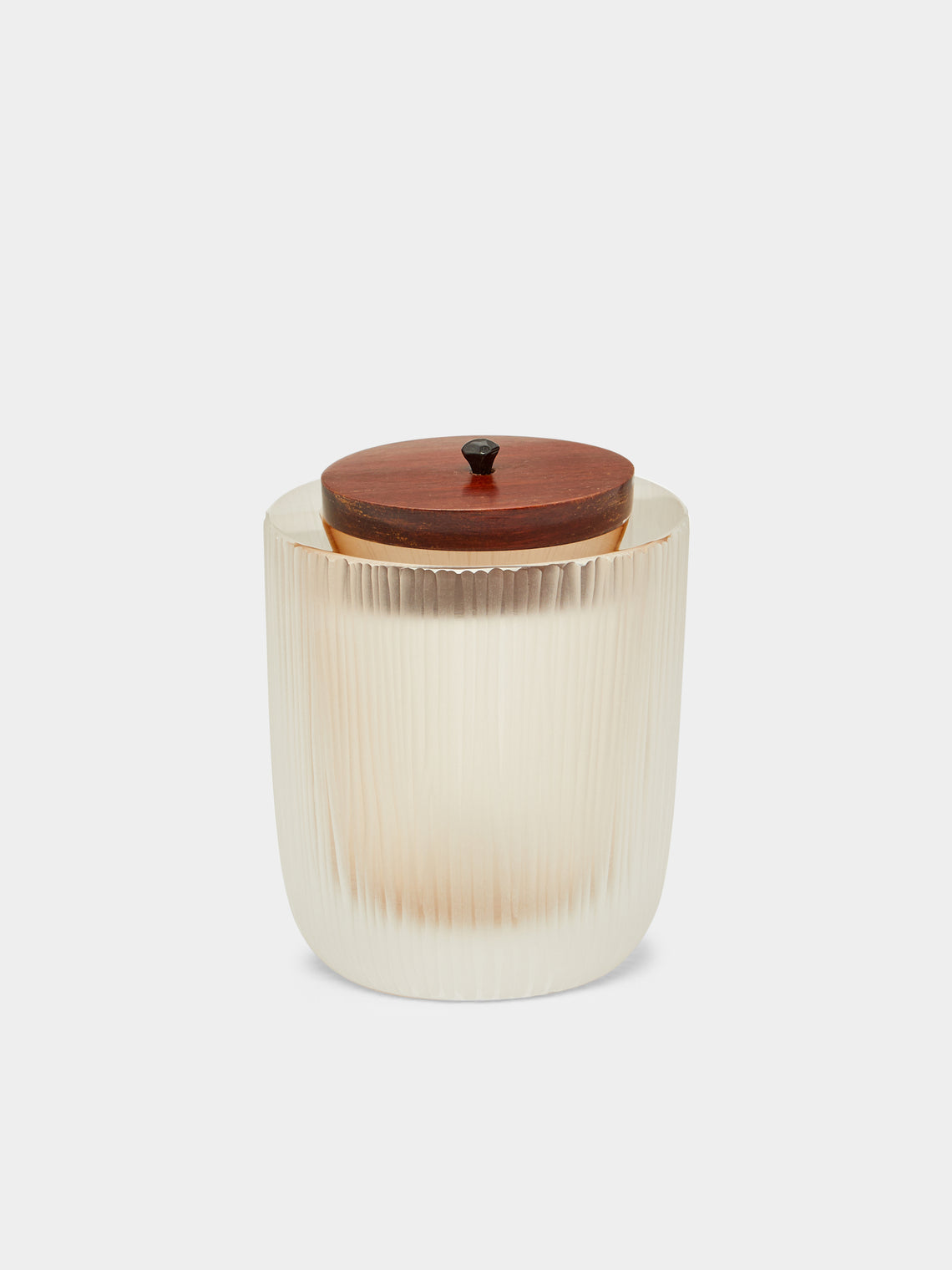 Yali Glass - Kasa Hand-Blown Glass Container with Wooden Lid -  - ABASK - 