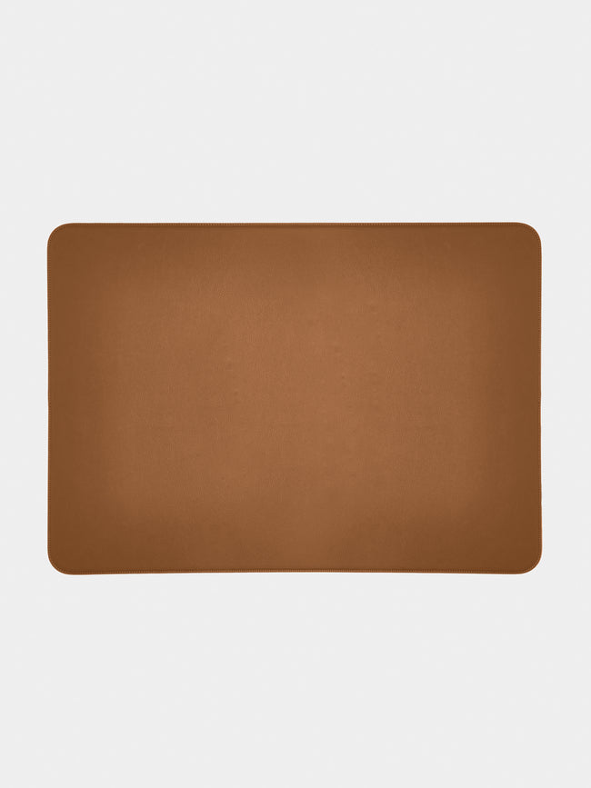 Giobagnara x Poltrona Frau - Leather Desk Blotter - Tan - ABASK - 