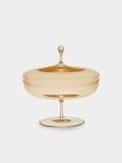 Lobmeyr - Hand-Blown Crystal Flat Candy Dish - Gold - ABASK - 