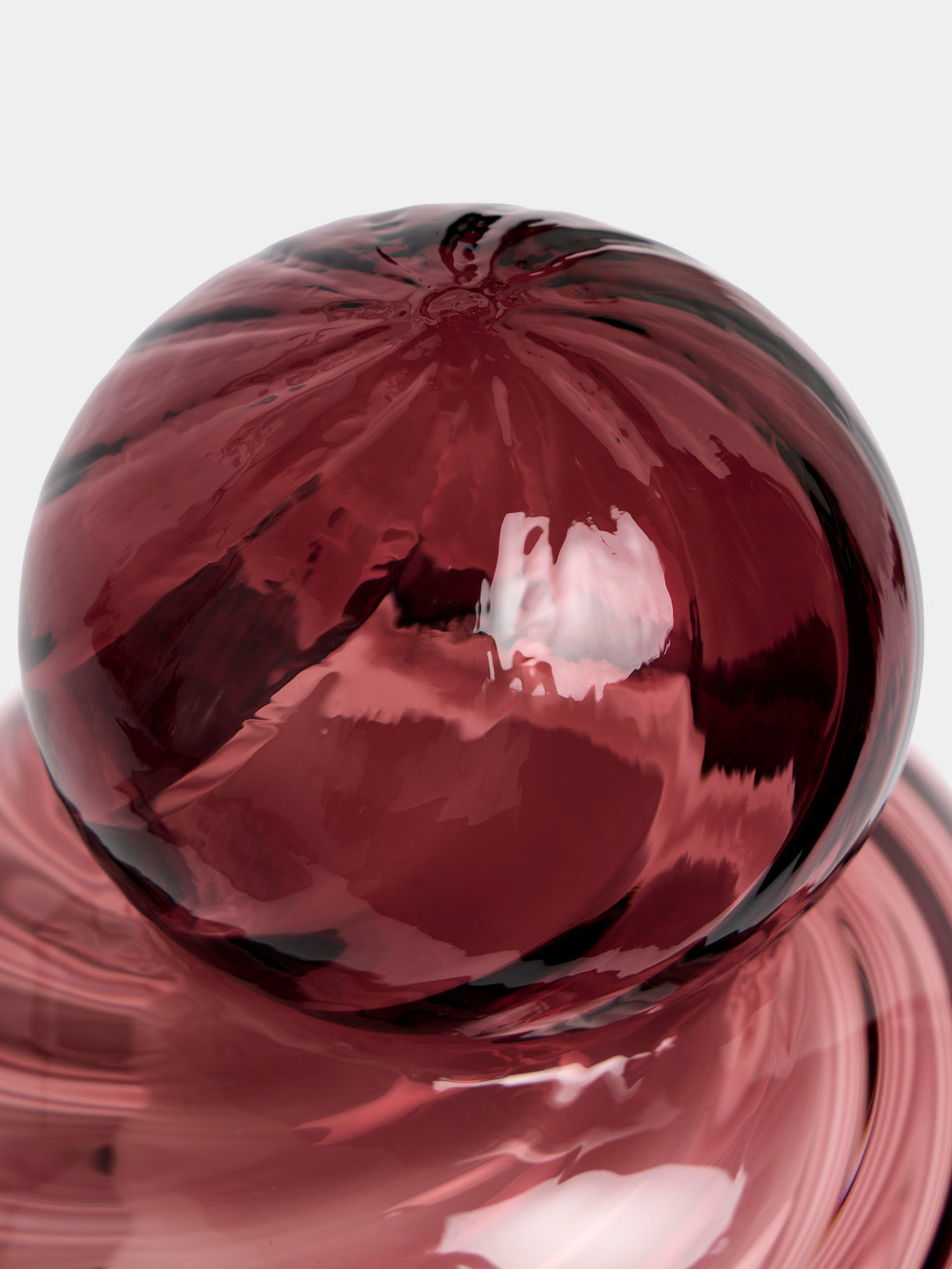 NasonMoretti - Bibendum Hand-Blown Murano Glass Portable Table Light - Pink - ABASK