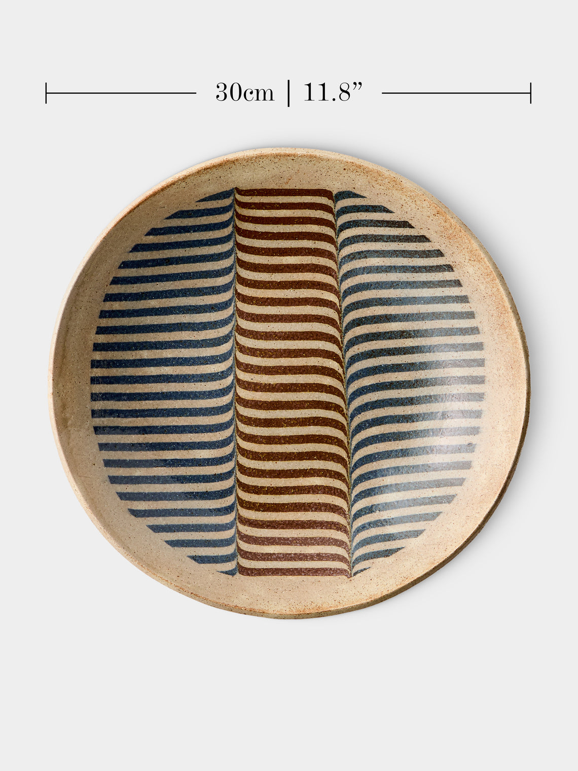 Makidani-gama - Nerikomi Ceramic Serving Dishes – 12in/30cm (Set of 2) - Multiple - ABASK
