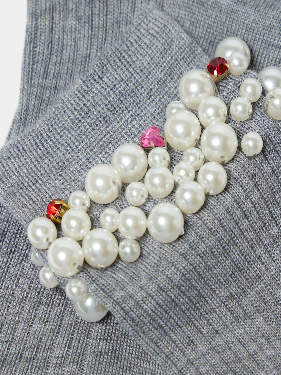 Maria La Rosa - Women's Miami Cashmere Socks | One Size - Light Gray - ABASK