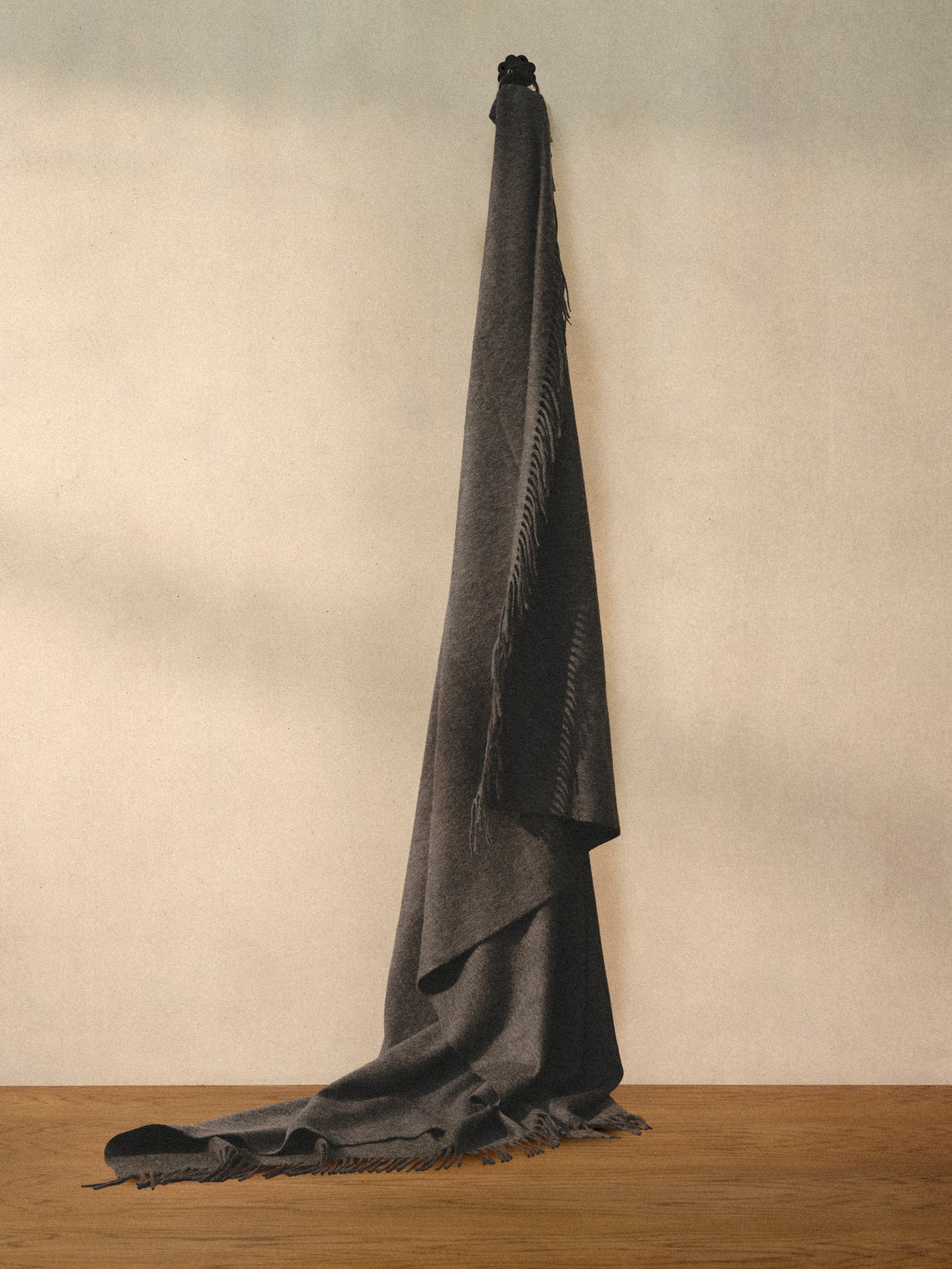 Begg x Co - Arran Cashmere Throw (78.5in/2m) - Gray - ABASK