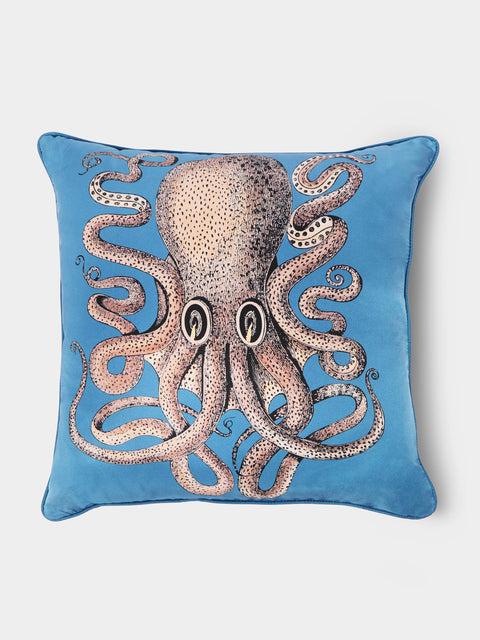 Fornasetti - Polipo Silk Cushion -  - ABASK - 