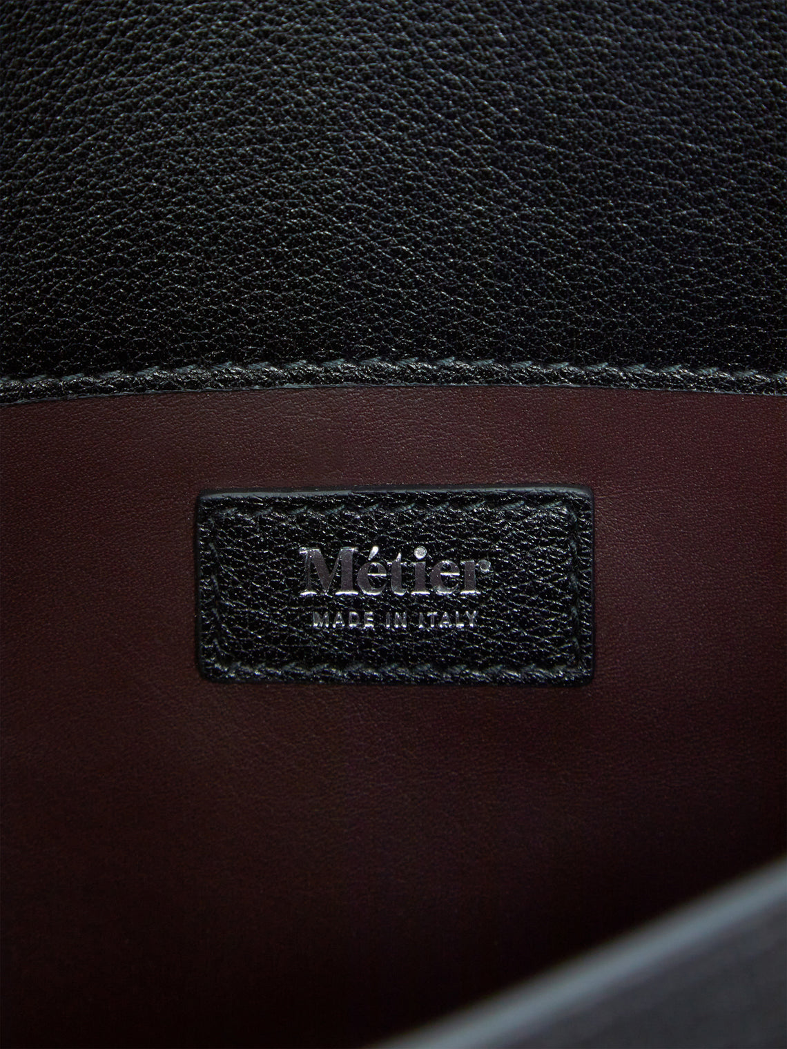 Métier - Leather Double Document Folio - Black - ABASK