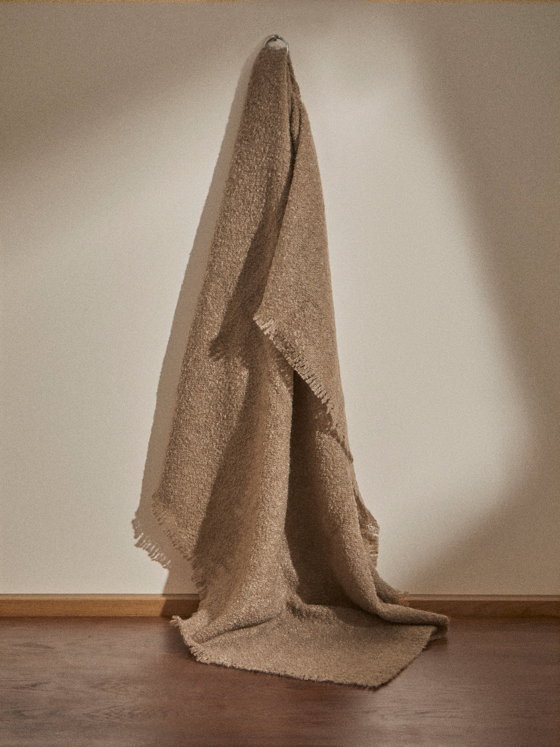 Brun de Vian-Tiran - Cirrus Handwoven Mohair Throw (71in/1.8m) - Green - ABASK