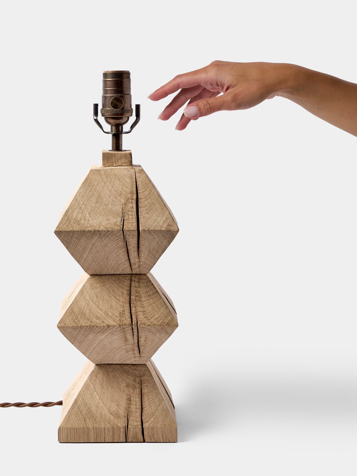 Jamie Gaunt Designs - No. 7 Natural Oak Table Lamp - Natural - ABASK