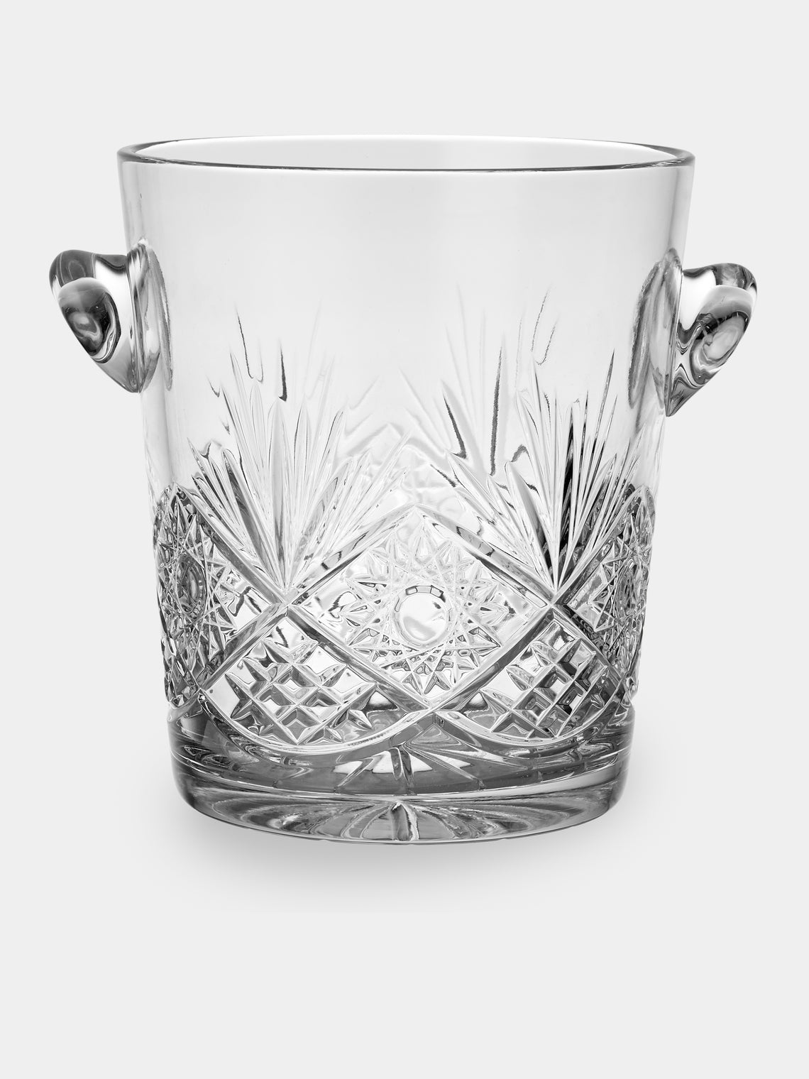 Antique and Vintage - 1980s Baccarat Crystal Ice Bucket - Clear - ABASK - 