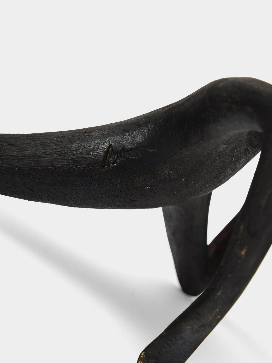 Carl Auböck - Optimist Pessimist Brass Sculpture - Black - ABASK