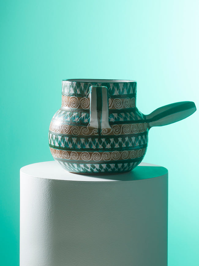 Antique and Vintage - 1950s Robert Picault Ceramic Handled Pot -  - ABASK