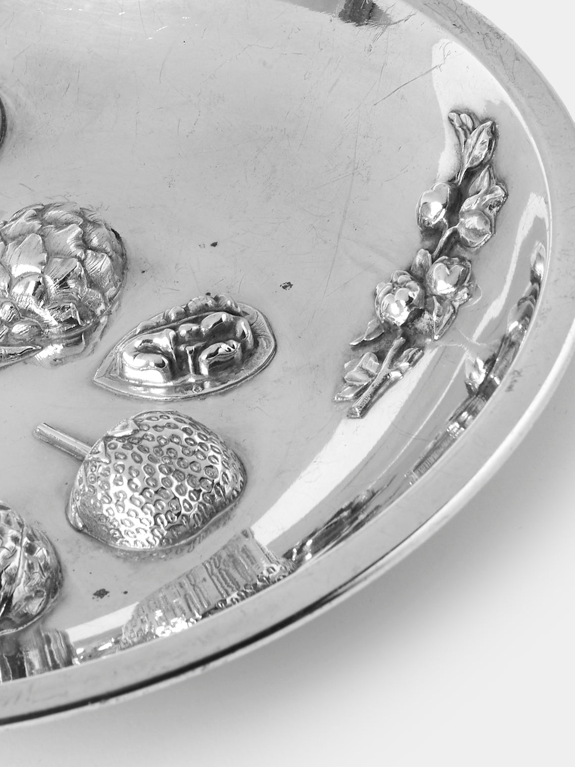 Antique and Vintage - Mid-Century Solid Silver Fruits Bowl - Silver - ABASK