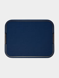 Giobagnara - Belini Leather Tray - Blue - ABASK - 
