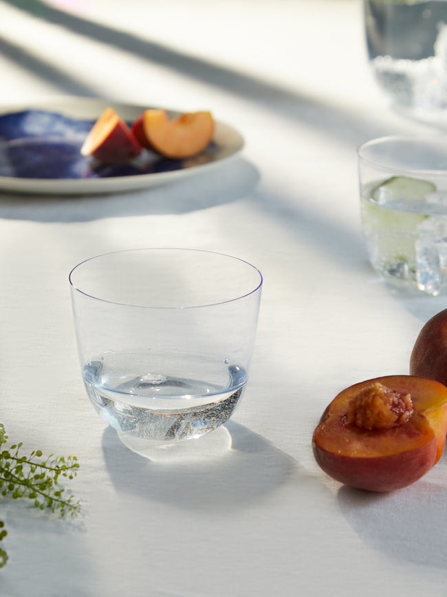 Lobmeyr - Alpha Hand-Blown Crystal Water Tumbler (Set of 2) - Purple - ABASK