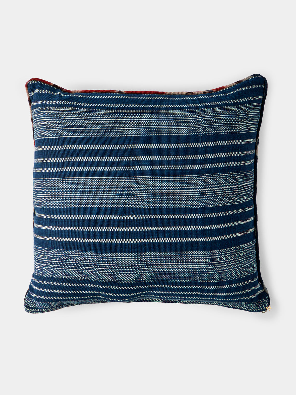 R Collective - Handwoven Ikat Cotton Cushion (19.5in/50cm) - Multiple - ABASK