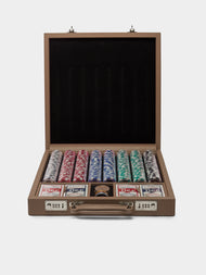 Geoffrey Parker - Leather Poker Set - Tan - ABASK - 