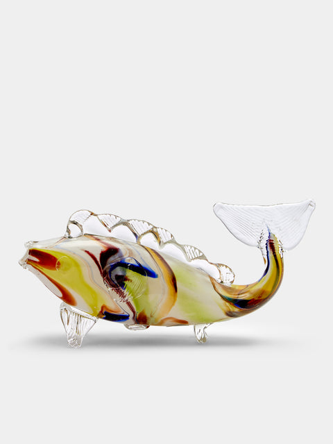 Antique and Vintage - Mid-Century Glass Fish Sculpture - Multiple - ABASK - 