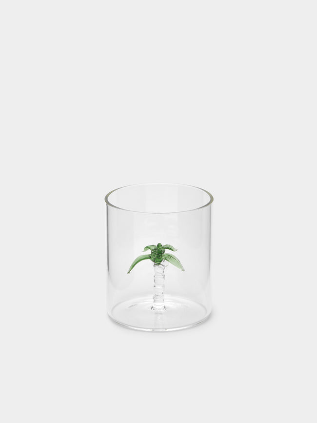 Casarialto - Palm Tree Hand-Blown Murano Glass Tumblers (Set of 4) -  - ABASK - 