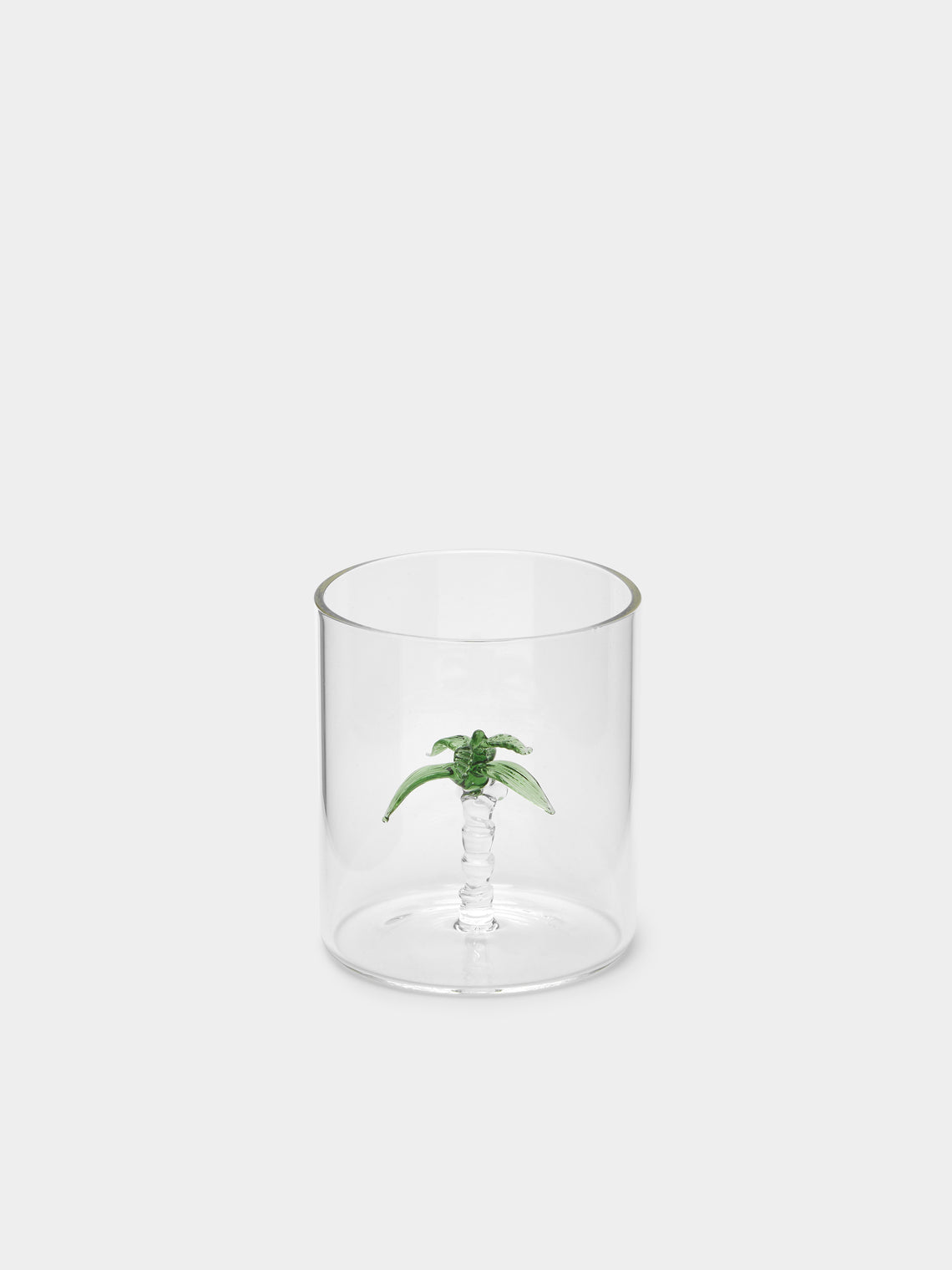 Casarialto - Palm Tree Hand-Blown Murano Glass Tumblers (Set of 4) -  - ABASK - 