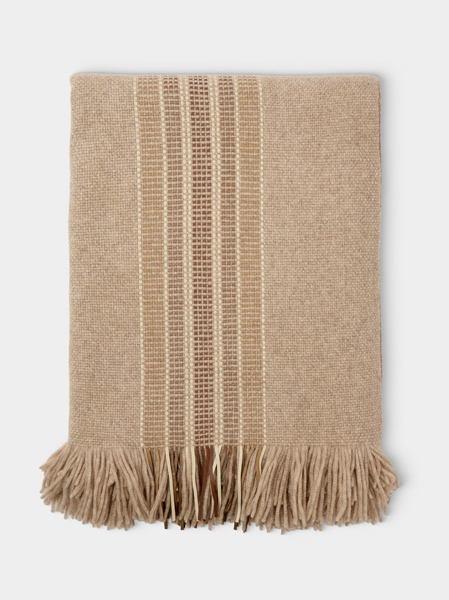 Alonpi - Diana Cashmere Blanket (75in/1.9m) - brown - ABASK - 