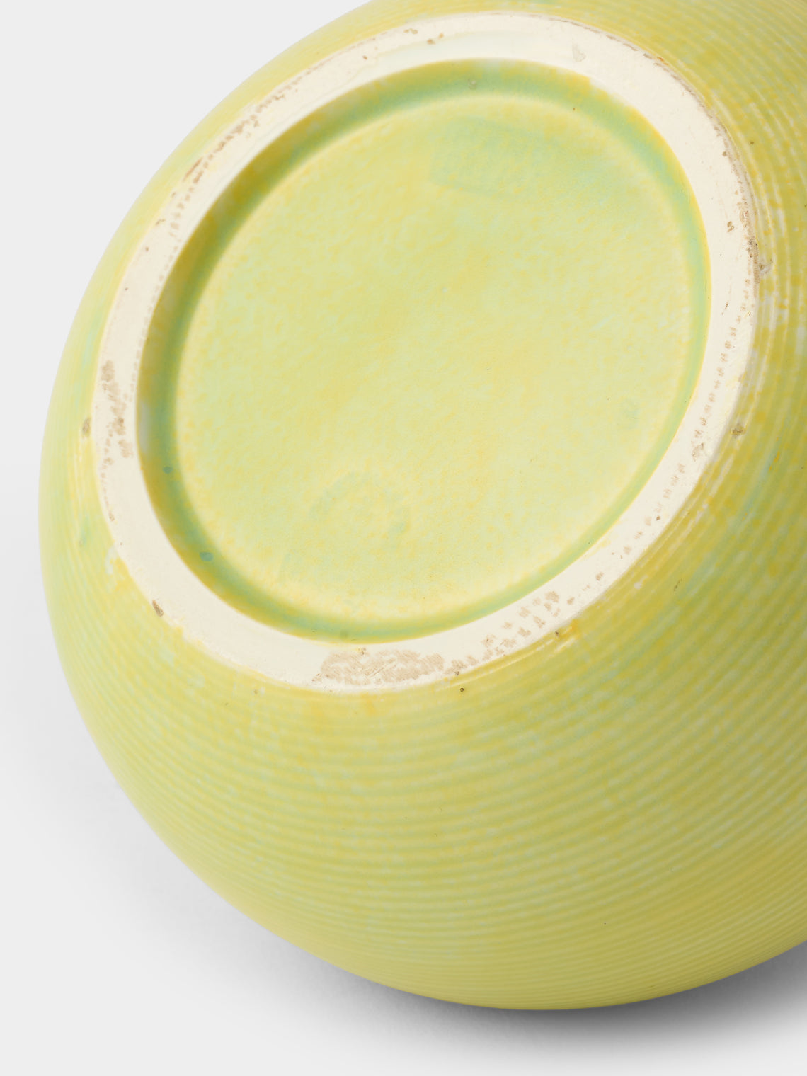 Antique and Vintage - 1930s Wilhelm Kåge Sunny Ceramic Vase - Silver - ABASK