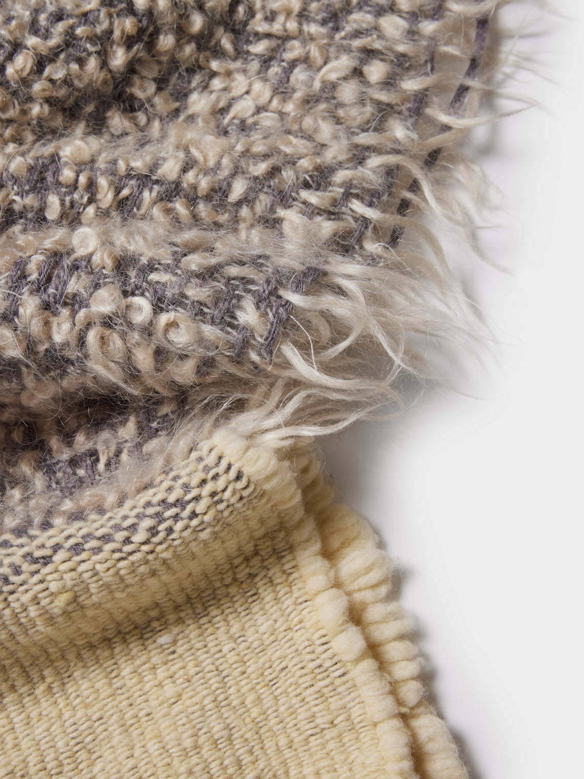 The House of Lyria - Nutrice Mohair and Cotton Throw (78.5in/2m) - Gray - ABASK