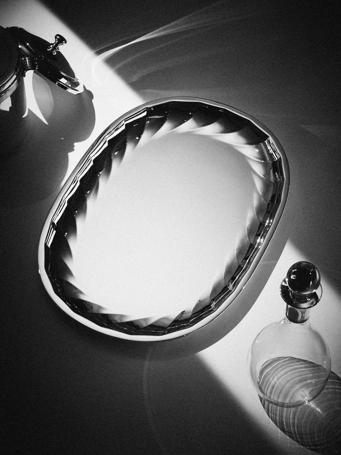Greggio - Newport Silver-Plated Tray (20in/51cm) - Silver - ABASK