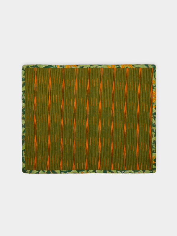 The Table Love - The Breakfast Hand-Printed Cotton Reversible Placemats (Set of 4) -  - ABASK - 