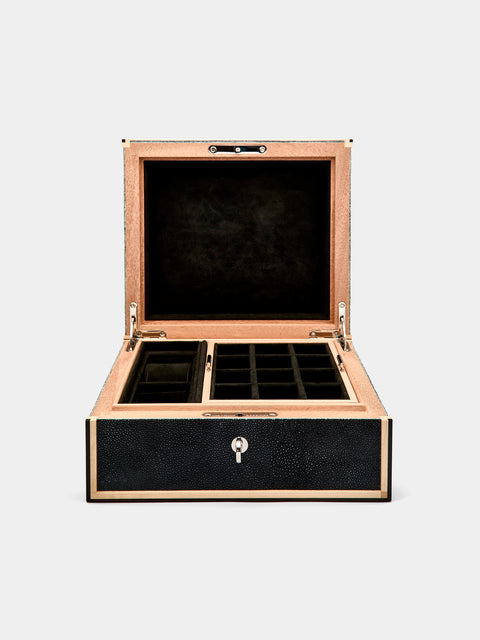 Elie Bleu - Shagreen Jewellery Box -  - ABASK - 
