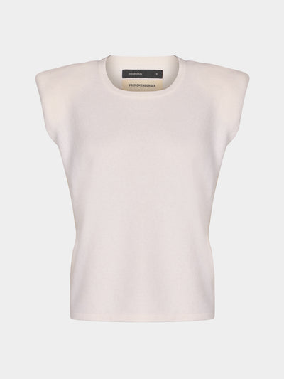 Frenckenberger - SL Mini Shoulder Cashmere Sleeveless Top -  - ABASK - 