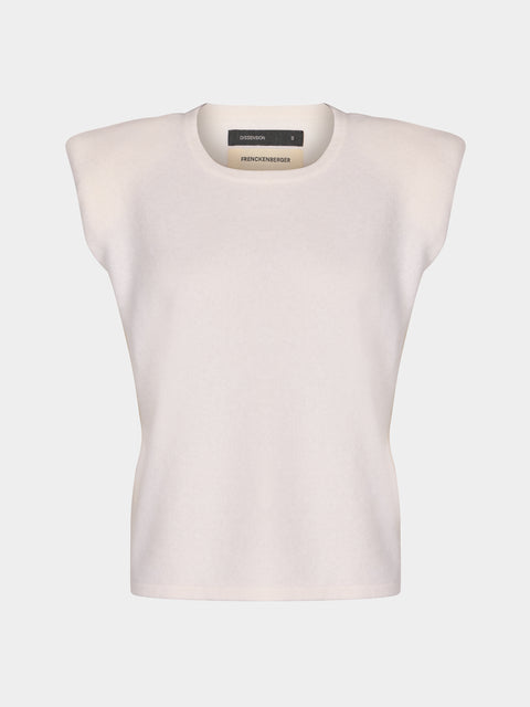 Frenckenberger - SL Mini Shoulder Cashmere Sleeveless Top -  - ABASK - 